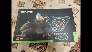 Монтаж кронштейна Gigabyte Geforce 4090