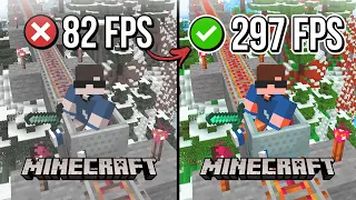 🔧 MINECRAFT: BEST SETTINGS TO BOOST FPS AND FIX FPS DROPS / STUTTER 🔥 | Low-End PC ✔️