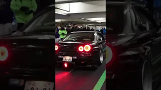 R34 SKYLINE JAPAN UNDERGROUND CAR MEET #SHORTS