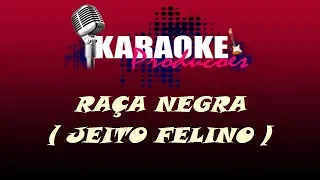 RAÇA NEGRA - JEITO FELINO ( KARAOKE )