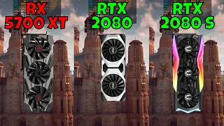RX 5700 XT vs RTX 2080 vs RTX 2080 Super (Benchmark in 10 Games at 1080p) 2024