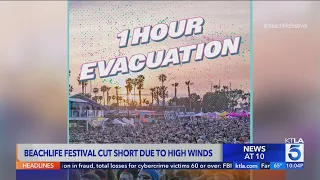 Gusty wind forces closure of Southern California music festival
