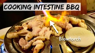 Cooking And Eating Delicious Intestine Korean BBQ [3 Course Meal Gopchang BBQ]