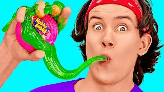 BROMAS DE COMIDA Y TRUCOS DE TIKTOK || Las mejores ideas de bricolaje con comida por 123 GO! BOYS