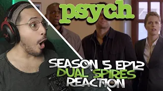 Psych FIRST TIME Reaction | Season 5 Episode 12 | Dual Spires