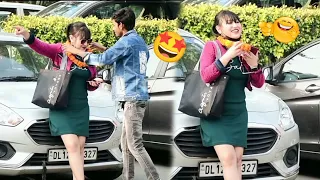 Varmala prank on cute girls (funny reaction) |pappu prankster|