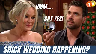 Unexpected marriage proposal - Joshua Morrow Sharon Case - The Young and the Restless