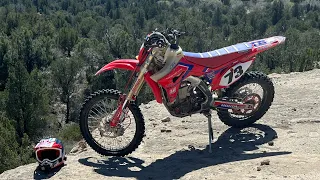 Dirt Bike Riders Paradise. Prescott, AZ. Prescott National Forest. 2022 Honda CRF450X.