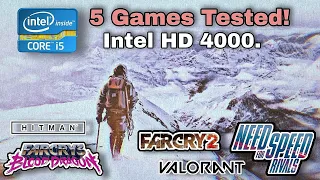 Intel HD Graphics 4000 / i5 3230m Laptop! | Gaming Test In Low End PC! | 5 Games Tested In 2022!