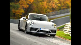 Porsche 911 992 GTS Nürburgring Nordschleife in traffic btg