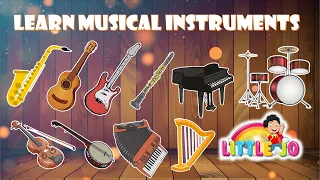 Learn Musical Instruments Names l English vocabulary l LittleJo