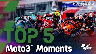 Top 5 Moto3™ Moments | 2021 #PortugueseGP