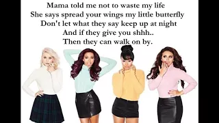 Little mix ~Wings~♡ lyrics  - with pic