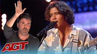 Simon STOPS Hawaiian Singer Conner Johnson But He Proves Him Wrong With a Second Song!