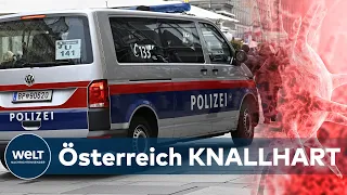 ÖSTERREICH zieht es durch: Lockdown für Ungeimpfte - 2G-Regel - Strenge Kontrollen