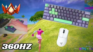 SMOOTH [360HZ] 🤩 Solo Ranked ⭐ Satisfying Keyboard Clicks