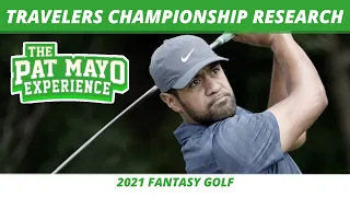 2021 Travelers Championship Picks, Research, Preview, Course | 2021 DFS Golf Picks