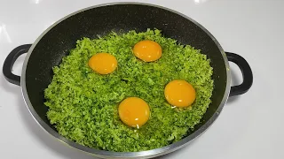 Add eggs to broccoli! Quick breakfast in10minutes😋, simple and delicious recipe!!