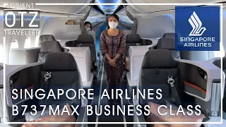 Singapore Airlines B737 MAX Business Class | Singapore to Penang, Malaysia