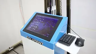 Vertical UV CMYKW double Head Wall Printer 3d Wall Painting Machine