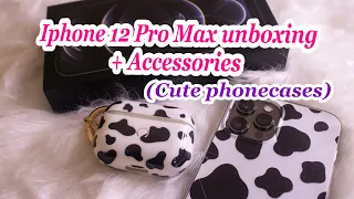 NEW 🍎Iphone 12 pro Max + Airpords Pro + Accessories Unboxing