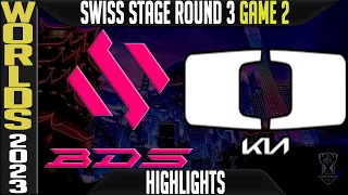 BDS vs DK Highlights Game 2 | Worlds 2023 Swiss Stage Day 5 Round 3 | Team BDS vs DPlus KIA G2
