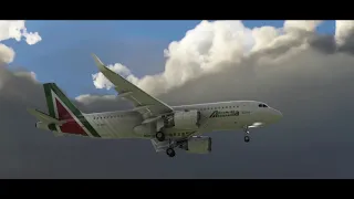 Microsoft Flight Simulator 2020 Landing at  Napoli Capodichino RW06 with real background sound