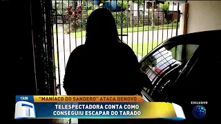 Telespectadora conta como fugiu do Maníaco do Sandero - Tribuna da Massa (04/01/20)