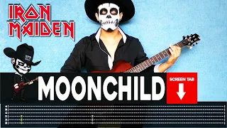 【IRON MAIDEN】[ Moonchild ] cover by Masuka | LESSON | GUITAR TAB