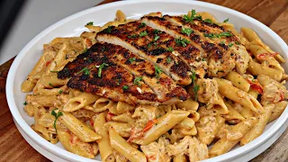 The Most Creamiest Cajun Chicken Pasta Ever!