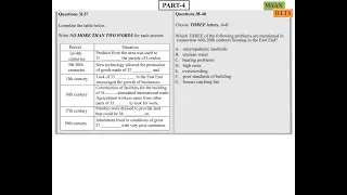 IELTS LISTENING PRACTICE TEST | 12 JUNE 2023 |