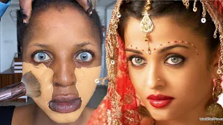 Aishwarya Rai 💣🔥😱 Bridal Makeup Transformation 🔥Cirurgia Plastica 💉💉😳🔥😱 Makeup Tutorial💄