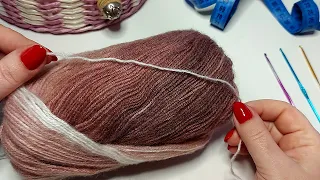 👌ОБЫКНОВЕННОЕ ЧУДО☝💯 или Я НАШЛА УЗОР для этой пряжи!(вязание крючком для начинающих)Crochet pattern