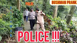 BUSHMAN PRANK || BERANI NGEPRANK POLISI ‼ || Prank Manusia Pohon