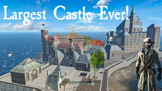 Fallout 4 Settlement Tour: Largest Medieval Castle Ever Made!
