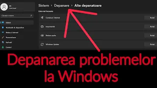 Depanare windows 11