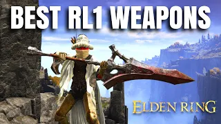 Top 10 Weapons For Level 1 Runs! Elden Ring Patch 1.10