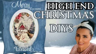 High end INSPIRING Christmas diy decor that you can recreate today!