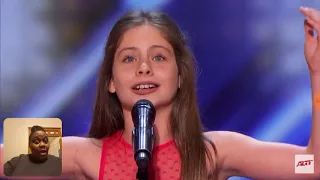 💕Emanne Beasha💕 "10 yr old Opera singer" AGT 2019 ( My REACTION) 😲blew my mind