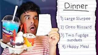 I Swapped Diets With a STRANGER For 24 HOURS (IMPOSSIBLE FOOD CHALLENGE)