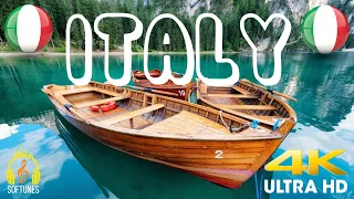 Italy 4K - Places to visit in Italy - 4K UltraHD with relaxing music - Softunes