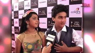 Faisal and Roshni at Indian Telly Awards 2014