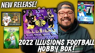 NEW RELEASE: 2022 Panini Illusions Football Hobby Box! $375 Per Box! FUN RIP!!