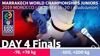 World Judo Championships Juniors 2019 - Day 4 Finals