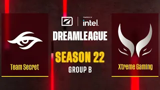 Dota2 - Team Secret vs Xtreme Gaming - Game 1 - DreamLeague Season 22 - Group B