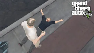 GTA 5 - Trevor Five Star Cop Battle in gta v (funny moments) HD