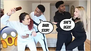 ARGUING IN FRONT OF OUR BOYFRIENDS PRANK!! *BAD IDEA* W/ TRICIA & KAM