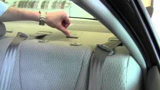 2011 | Toyota | Camry | Car Seat Latch Anchor System | How To by Toyota City MN