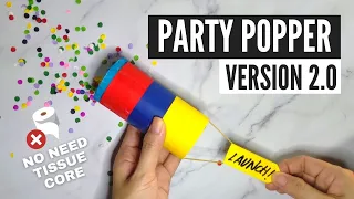 DIY Party Popper Using Cardboard Paper Only