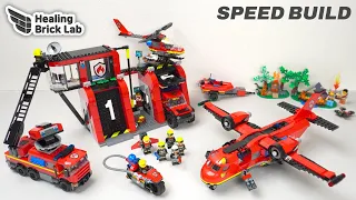 All LEGO City 2024 Fire sets Compilation Speed Build